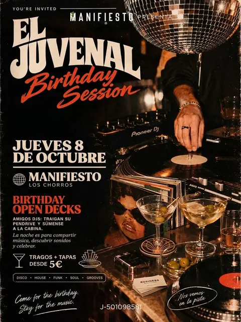 El Juvenal Birthday Session · Open Decks